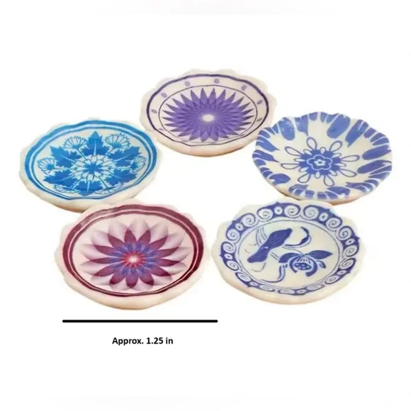 Dollhouse Miniature Kitchen & Dining Bundle Plates, Pancakes & Coffee, Champagne - Picture 4 of 11